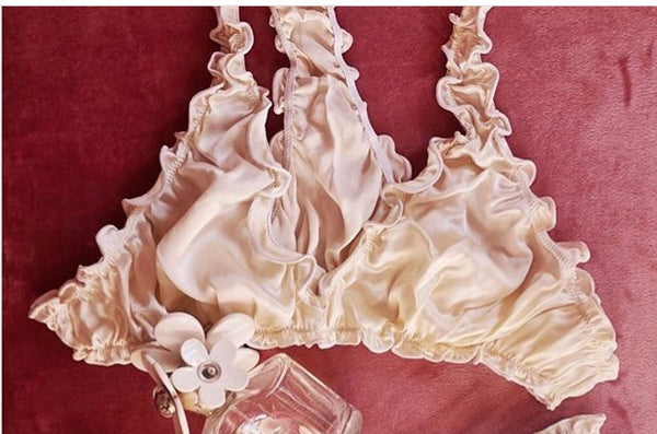 Brizia- Silk Bralette