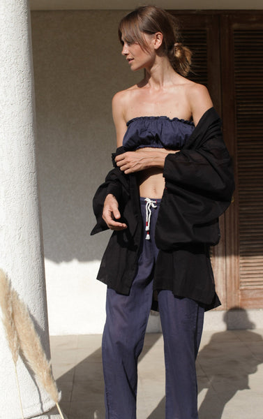 Kanna -  Short Classic Cotton Kimono